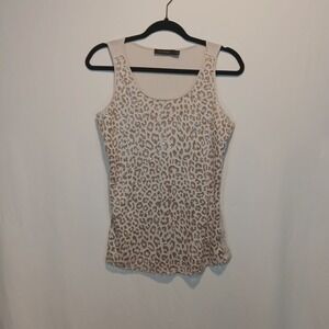 The Limited S Tank Leopard Print sequin y2k glam layered classic shiny biker